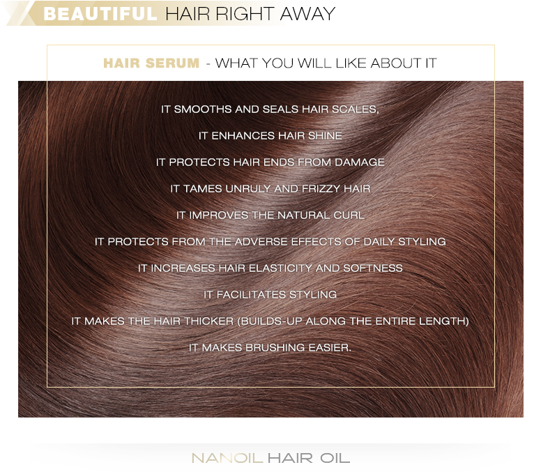 Beautiful hair right away